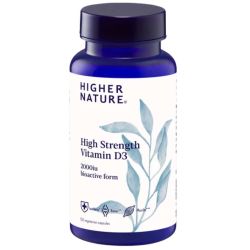 Higher Nature Vitamin D3  2000iu 120 caps