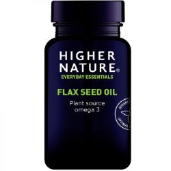  Higher Nature Flaxseed Oil Capsules 180