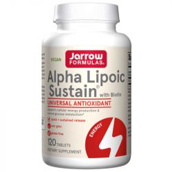 Jarrow Formulas Alpha Lipoic Sustain 300mg with Biotin Tabs 120