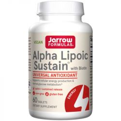 Jarrow Formulas Alpha Lipoic Sustain 300mg with Biotin Tabs 60