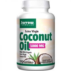 Jarrow Formulas Coconut Oil Extra Virgin 1000mg Softgels 120