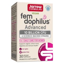 Jarrow Formulas Fem-Dophilus Advanced (Refrigerated) 10Bn CFU Capsules 30