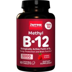 Jarrow Formulas Methyl B12 5000mcg Chew Tabs