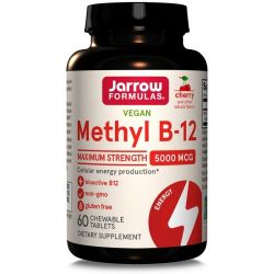 Jarrow Formulas Methyl B12 5000mcg Chew Tabs