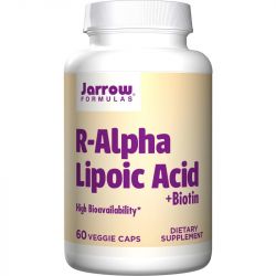 Jarrow Formulas R-Alpha Lipoic Acid + Biotin Caps 60