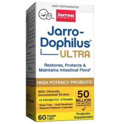 Jarrow Formulas Ultra JarroDophilus 50 Billion Vegicaps 60