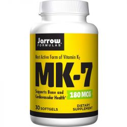 Jarrow Formulas Vitamin K2 MK7 180mcg Softgels 30