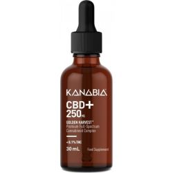 Kanabia CBD+ Oil Golden Harvest 250mg 30ml