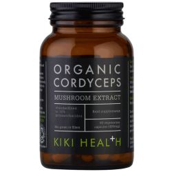 Kiki Health Organic Cordyceps Mushroom Extract 60 vegetarian Capsules