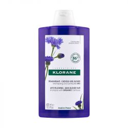 Klorane Centaury (Cornflower) Shampoo for Grey/White Hair 400ml
