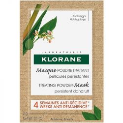 Klorane Anti-Dandruff Galangal Powder Mask Sachets 8 x 3g 