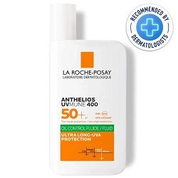 La Roche-Posay Anthelios UVMUNE 400 Oil Control Fluid SPF 50 recommended by dermatologists