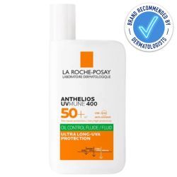 La Roche-Posay Anthelios UVMUNE 400 Oil Control Fluid SPF 50 50ml is recommended by dermatologists