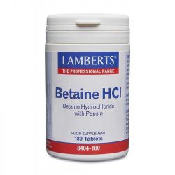 Lamberts Betaine HCI 324mg with Pepsin 5mg Tablets 180