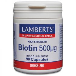 Lamberts Biotin 500ug Capsules 90