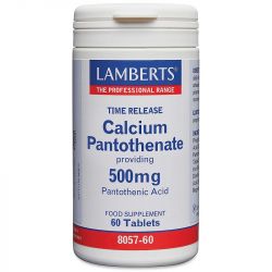 Lamberts Calcium Pantothenate 500mg Time Release Tablets 60