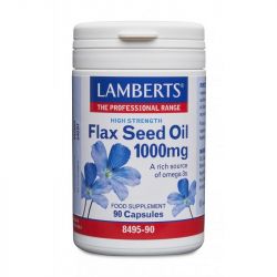 Lamberts Flax Seed Oil 1000mg Capsules 90
