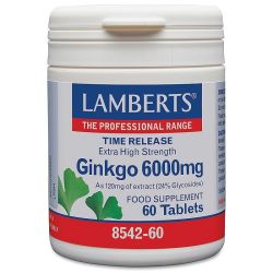 Lamberts Ginkgo 6000mg Tablets 60