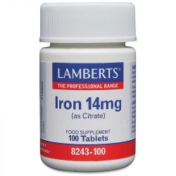 Lamberts Iron 14mg Tablets 100