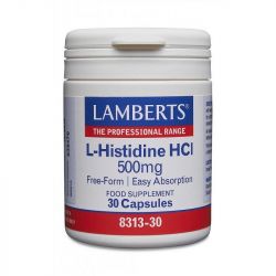 Lamberts L-Histidine HCl 500mg Caps 30