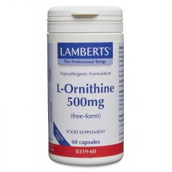 Lamberts L-Ornithine 500mg caps 60