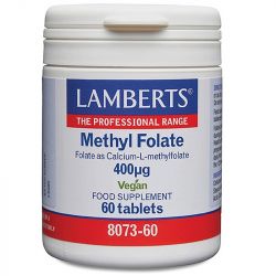 Lamberts Methyl Folate 400ug Tablets 60