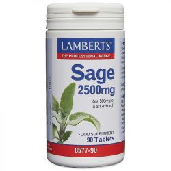 Lamberts Sage 2500mg Tablets 90