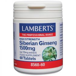 Lamberts Siberian Ginseng 1500mg Tablets 60