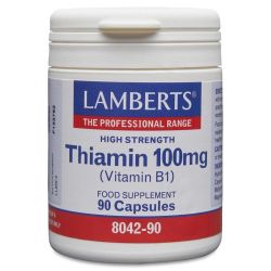 Lamberts Thiamin 100mg Capsules 90