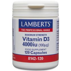 Lamberts Vitamin D3 4000iu Capsules 120