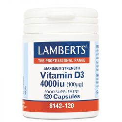 Lamberts Vitamin D3 4000iu Capsules 120