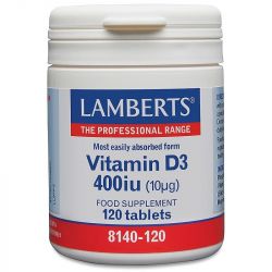  Lamberts Vitamin D3 400iu Tablets 120