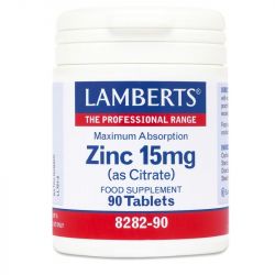 Lamberts Zinc 15mg Tablets 90