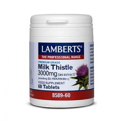 Lamberts Milk Thistle 3000mg Tablets 60