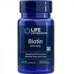 Life Extension Biotin 600mcg Caps 100
