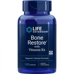 Life Extension Bone Restore with Vitamin K2 Caps 120