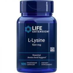 Life Extension L-Lysine 620mg Vegicaps 100