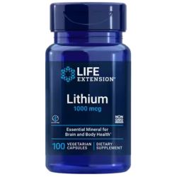 Life Extension Lithium 1000mcg Capsules 100