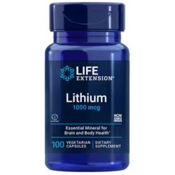 Life Extension Lithium 1000mcg Capsules 100