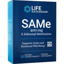 Life Extension SAMe S-Adenosyl-Methionine 400mg Tabs 30