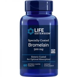 Life Extension Specially-Coated Bromelain 500mg Tabs 60