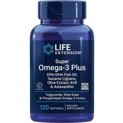 Life Extension Super Omega-3 Plus Softgels 120