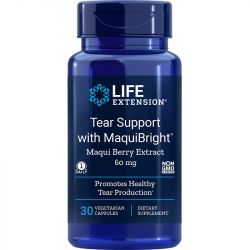 Life Extension Tear Support with MaquiBright (Maqui Berry Extract) 60mg Vegicaps 30