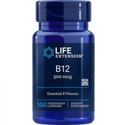 Life Extension Vitamin B12 500mcg Lozenges 100