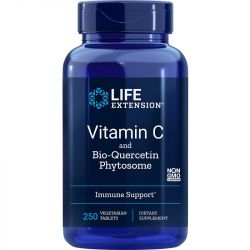 Life Extension Vitamin C and Bio-Quercetin Phytosome Vegitabs 250