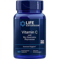Life Extension Vitamin C and Bio-Quercetin Phytosome Vegitabs 60