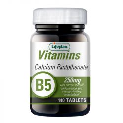 Lifeplan Calcium Pantothenate Vitamin B5 Tablets