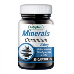 Lifeplan Chromium 200μg Caps 30