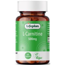 Lifeplan L-Carnitine 500mg Capsules;