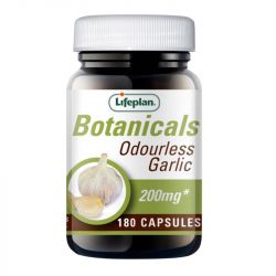 Lifeplan Odourless Garlic 200mg Capsules 180